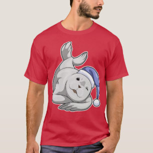 T-shirt Bouchon de nuit couché au phoque