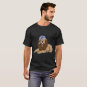 T-shirt Bouchon de nuit Lion (Devant entier)
