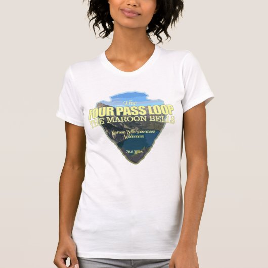 T-shirt Boucle à quatre passes (flèche) (Devant)