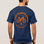 T-shirt Boucle des falaises d'Utah (cyclisme) (Dos)