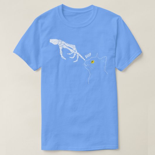 T-shirt Boucle Éffrayant Chat (Design devant)