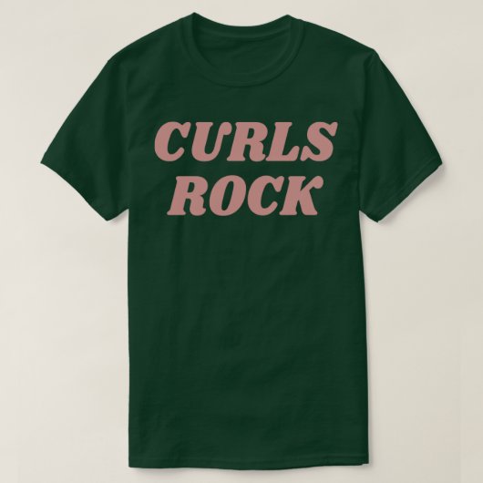 T-shirt boucles (Design devant)