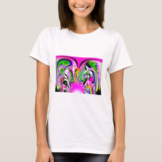 T-shirt Boucles dans l'espace (Devant)