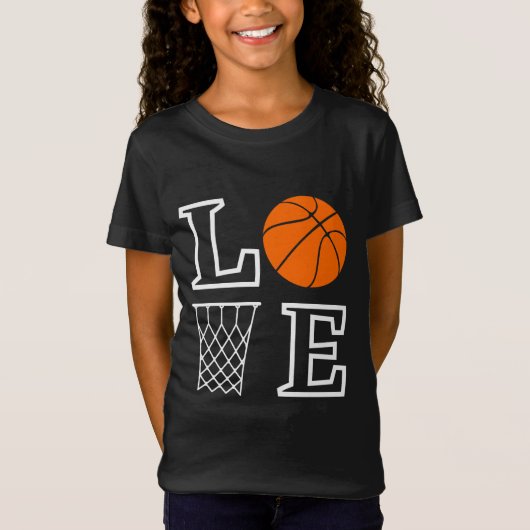 T-Shirt Boucles de basket-ball, Lecteur de basket-ball Cad (Devant)