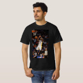 T-shirt Boucles de pause rapide : Chemise de basket-ball a (Devant entier)