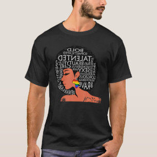 T-shirt Boucles d'oreilles africaines, Mois de l'histoire 
