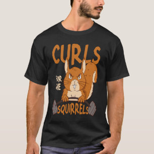 T-shirt Boucles pour les écureuils petit animal écureuil
