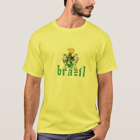 T-shirt Bouclier 2side du Brésil (Devant)