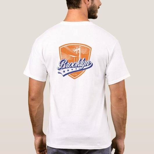 T-shirt Bouclier Brooklyn avec Swoosh Design (Dos)