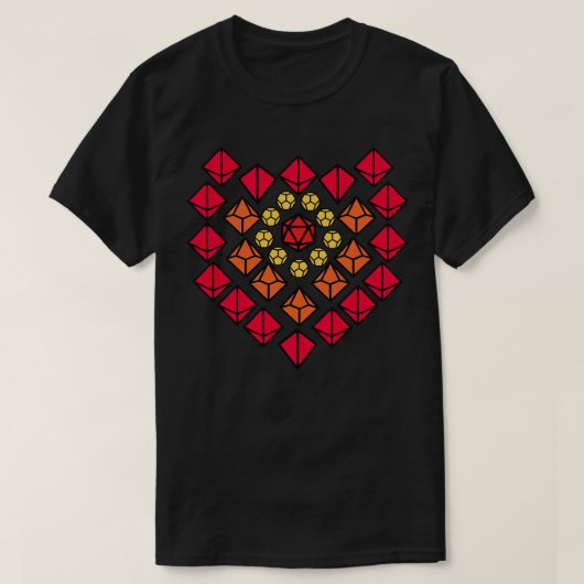 T-shirt Bouclier de dés (Design devant)