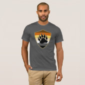 T-shirt Bouclier de fierté d'ours Patte d'ours - Chemise (Devant entier)