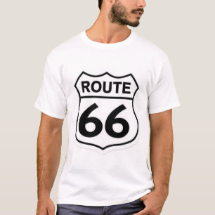 T-shirt bouclier de l'itinéraire 66