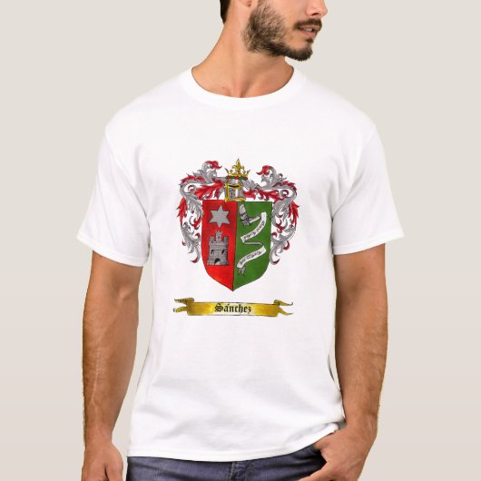 T-shirt Bouclier de Sanchez des bras (castillans) (Devant)