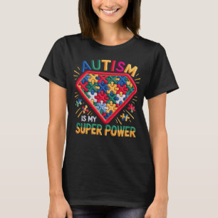 T-shirt Bouclier de super-héros pour la sensibilisation à