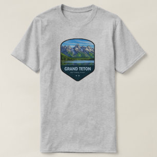 T-shirt Bouclier du Parc National de Grand Teton