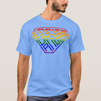 T-shirt Bouclier eurasien SuperEmpower Arc en ciel