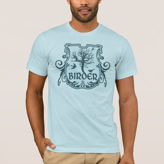 T-shirt Bouclier gothique de Birder (Devant)