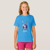 T-shirt Bouclier Maccabee Et Paroles (Devant entier)