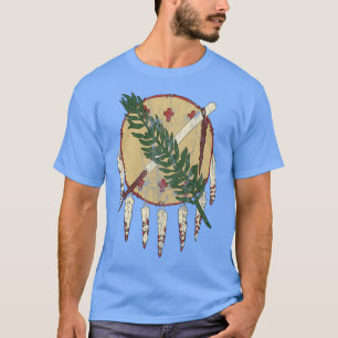 T-shirt Bouclier Oklahoma Osage en détresse 