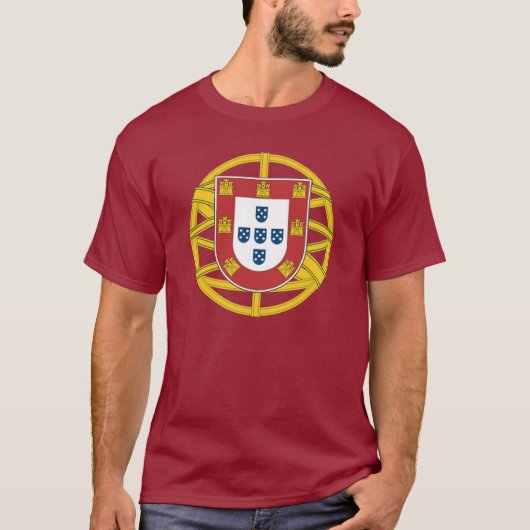 T-shirt bouclier portugais (Devant)