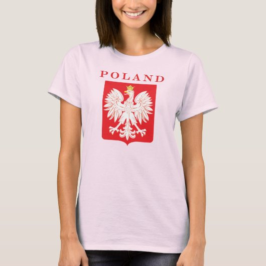 T-shirt Bouclier rouge aigle polonais (Devant)