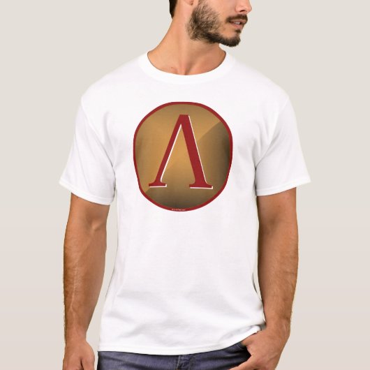 T-shirt Bouclier spartiate de lambda (Devant)