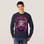 T-shirt Bouddha Chakra Électrique - Illumination Psychedel (Devant entier)