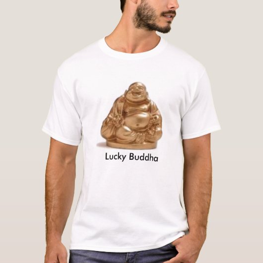 T-shirt Bouddha chanceux (Devant)