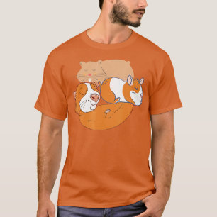 T-shirt Bouddha de hamster pâle