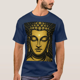 T-shirt Bouddha d'or | Éveil spirituel