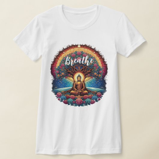 T-shirt Bouddha et l'arbre de vie (Poser)