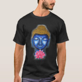 T-shirt Bouddha Fleur Lotus Asiatique Pour Filles (Devant)