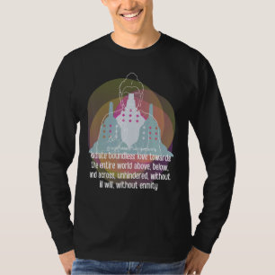 T-shirt Bouddha Gautama Mindfulness Paix Amour Kindness M