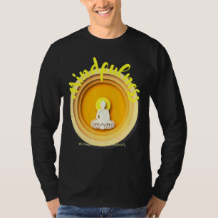 T-shirt Bouddha Gautama Mindfulness Paix Amour Kindness M