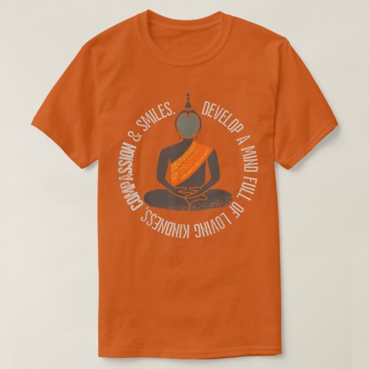 T-shirt Bouddha Gautama Mindfulness Paix Amour Kindness M (Design devant)