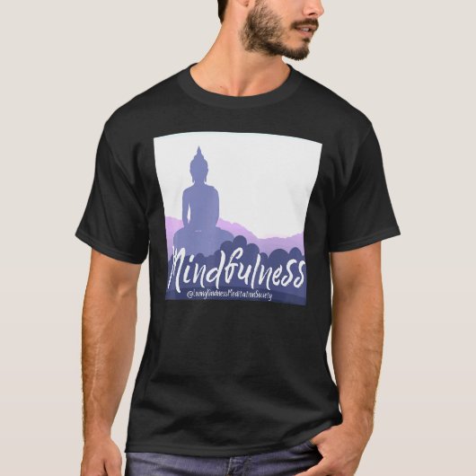 T-shirt Bouddha Gautama Mindfulness Paix Amour Kindness M (Devant)