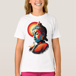 T-shirt Bouddha Lord Retro Pop Art Portrait