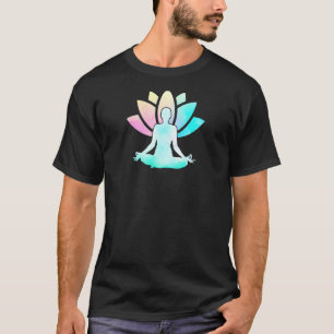 T-shirt Bouddha Lotus Bouddhisme Yoga Méditation Spiritual