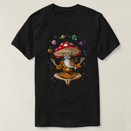 T-SHIRT BOUDDHA MAGIQUE DE MUSHROOM 4 (Design devant)