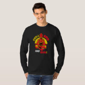 T-shirt Bouddha Monk Namaste Bouddhisme Juste Relax Ou Chi (Devant entier)