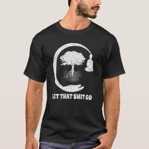T-shirt Bouddha Monk Namaste Sourire Bonheur Laissez-vous
