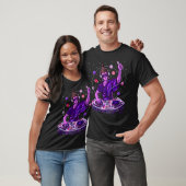 T-shirt Bouddha Psychedelic DJ (Unisexe)