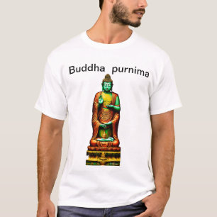 T-shirt Bouddha purnima spéciale paix intérieure.