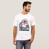 T-shirt Bouddha riant (Devant entier)