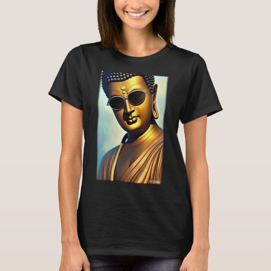 T-shirt Bouddha Siddhartha Gautama Lunettes de soleil Reli (Devant)