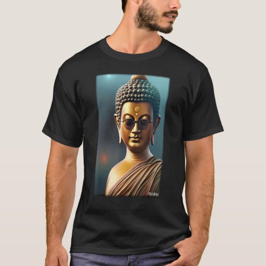 T-shirt Bouddha Siddhartha Gautama Lunettes de soleil Reli (Devant)