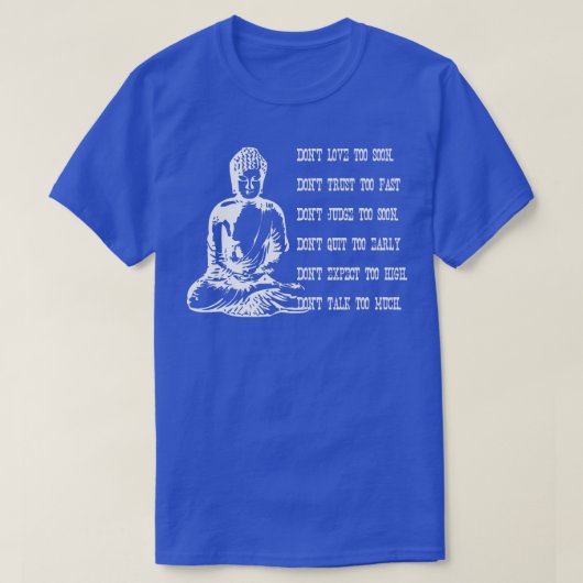 T-shirt Bouddha Teaching And Science Inspiration Motivatio (Design devant)