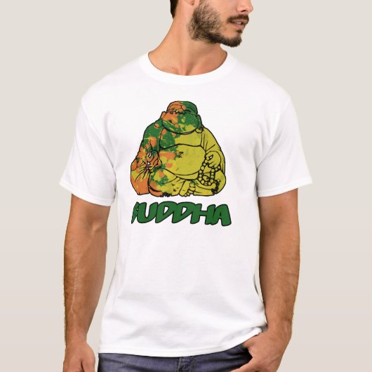 T-shirt Bouddha vert (Devant)