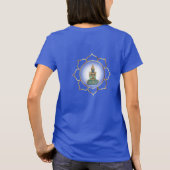 T-shirt Bouddha vert et Lotus doré (Dos)