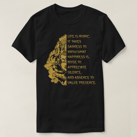 T-shirt Bouddhisme Extraordinaire Design avec Bouddha Zen (Design devant)